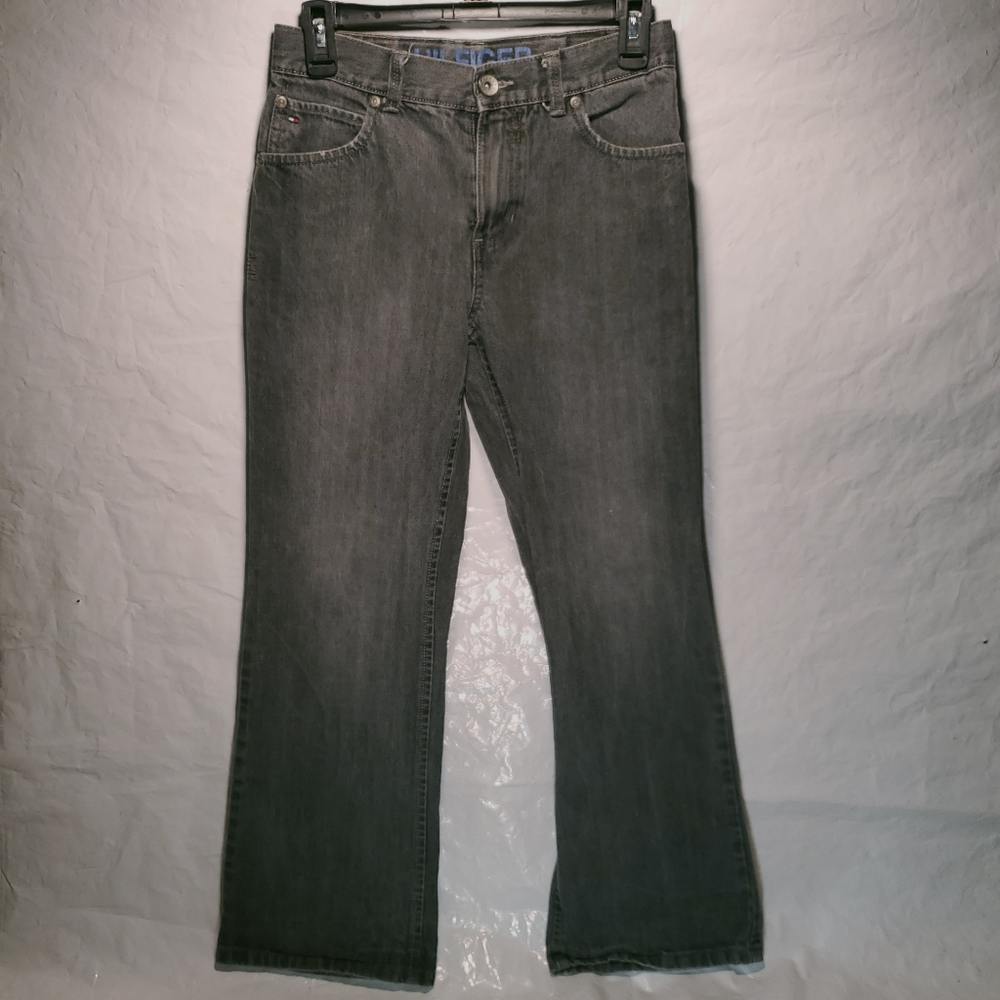 Tommy Hilfiger Grey Denim Bootcut Jeans Womens Sz. 14